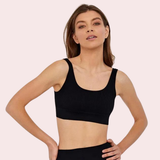 "Black"High Impact Seamless Perfect Fit Sports Bra