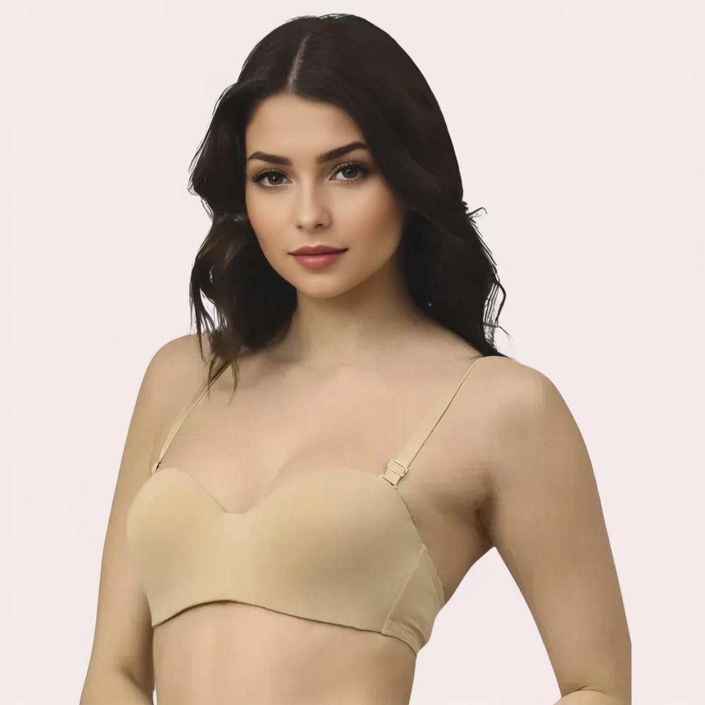 FD Demi Bra + Free Seamless Panty - Lift, Comfort & Perfect Fit