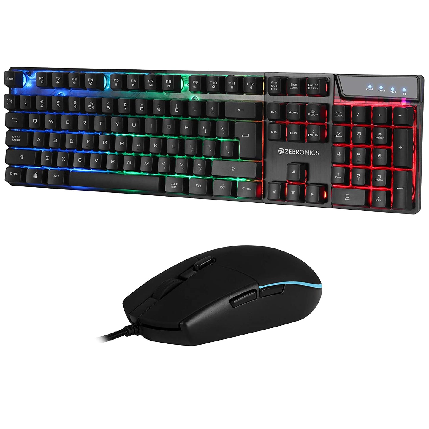 Zebronics ZEB WAR Wired USB Gaming Keyboard (Black)