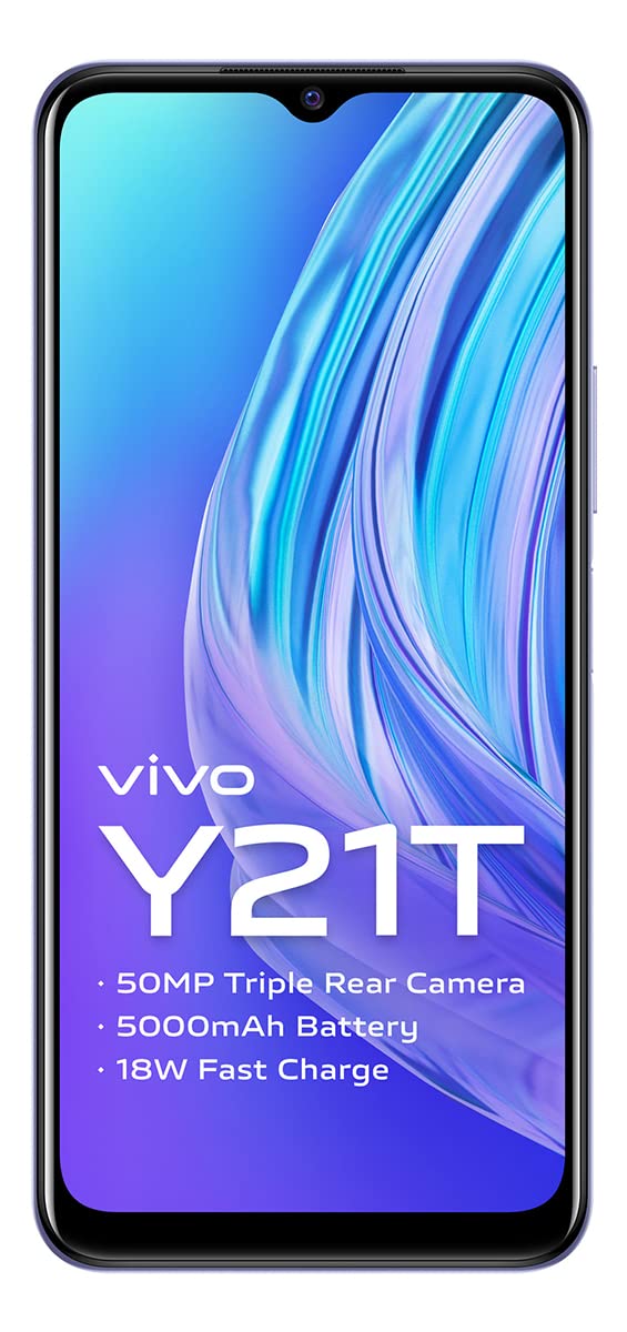 vivo Y21T (Pearl White, 128 GB) (4 GB RAM)