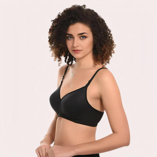 Velvet Touch – Black Lightly Padded Bra