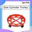 Gas cylinder trolley in a factory setting