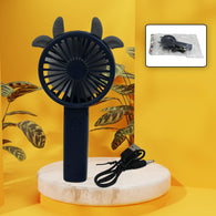 17731 Portable Small Electric Fan Handheld, USB Rechargeable Mini Student Handheld Class Personal Fan (1 Pc / Mix Color Design)