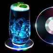 Colorful LED Cocktail Coaster, Round Ultra-Thin LED Drink Coaster (1 Pc)