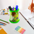 Desktop organizer with sections for pens and pencils