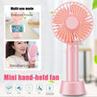 Summer handheld fan, great for home or office use; batteries not included.