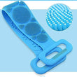 Silicone Body Back Scrubber Double Side Bathing Brush for Skin Deep Cleaning Massage, Dead Skin Removal (77 Gm | Small Size / 1pc)