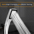 Water-saving high-pressure shower head with 300 spray holes