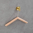 Wooden hangers for suits and coats