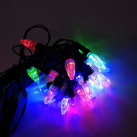 Multi-color LED flower design string light