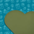 Heart Shape Board For Art and Thick Pad of Heart Shape for Art