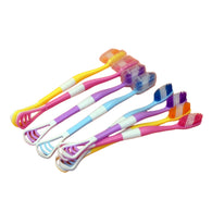 Toothbrush case with multiple compartments