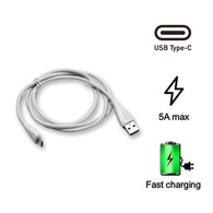 Type C data cable with fast charging.