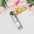 Cute Nail Clipper with Nail Catcher, Nail File - Stainless Steel (1 Pc)