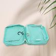 Multi-design cosmetic storage bag with zipper closure