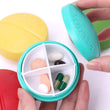 Daily Pill Organizer Round Case