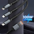 3-in-1 Super Fast Charging Cable 100w