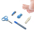 Nail clipper set for babies, includes scissor and tweezer