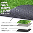 Soft and durable plastic grass carpet, 58x38cm size