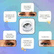 Artificial / Fake Eyelash Extensions Natural & Lightweight (1 Pc / 14 Mm)