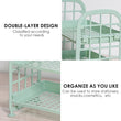 2Layer Foldable Plastic Small Storage Shelf / Rack (1 Pc / Mix Color)