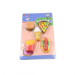 3D Food Fancy & Stylish Colorful Erasers, Mini Eraser Creative Cute Novelty Eraser for Children Different Designs Eraser Set for Return Gift, Birthday Party, School Prize (1 Set / Mix Design & Color)