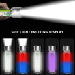 Pattern Flashlight USB Flashlight Rechargeable LED Torch Light (1 Pc)