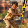 Small Cricket Kit for Boys & Girls, Cricket Set with 1 Cricket Bat, 1 Plastic Ball, Bails, 3 Stumps with Stand Base