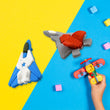 Kids' erasers for school and art