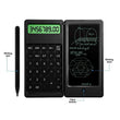 Digital drawing pad with foldable calculator and stylus pen