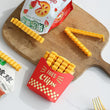 Cute French-Fries-Shaped Bag Clips With in a Magnetic Box (12 Pcs Set)