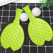 Table tennis racquet and ball set, designed for kids