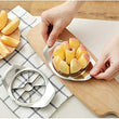 Apple slicer with 8 sharp blades for quick cutting