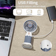 USB desk fan close-up