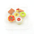 3D Fast Food Fancy & Stylish Colorful Erasers, Mini Eraser Creative Cute Novelty Eraser for Children Different Designs Eraser Set for Return Gift, Birthday Party, School Prize, Fast Food Set Eraser ( 5 pc Set )