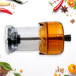 Miracle Transparent Plastic Salt and Pepper Grinder, Pepper Grinder Manual Pepper Grinding Tool, Pepper Crusher Grinder (1 Pc)