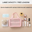 Cosmetic Pouch, Make up Bag for Home & Travel, Toiletry Bag for Cosmetics, Brushes, Accessories Set of 3 Small, Medium & Big - Wash Bag