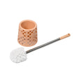 Stylish toilet cleaning brush set with holder