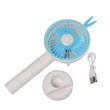 Mini fan with stand for indoor use