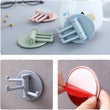 Foldable sticky hook for versatile home organization