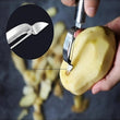 Ergonomic vegetable peeler for easy use