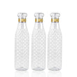 Water bottle with diamond pattern, for kids, close-up