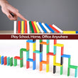 Indoor domino building toy