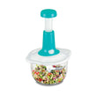 3-blade vegetable chopper for efficient food preparation.