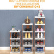 6-layer foldable shoe rack