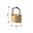 Lock and key set with 30 mm size for enhanced security