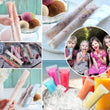 Homemade Popsicle Maker Manual Ice Cream Machine With Approx 20 Pcs Packing Bag Popsicle Mold Convenient Maker Manual Ice Cream Machine For Kids Adults DIY, Reusable