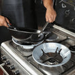 Home gas stove stand with energy-saving features