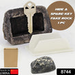 Hide a Key Outside Rock Looks Like a Real Rock - Weatherproof Rock Key Perfect for Emergencies - Fake Rock Key Hider Outside Decorative (1 Pc)