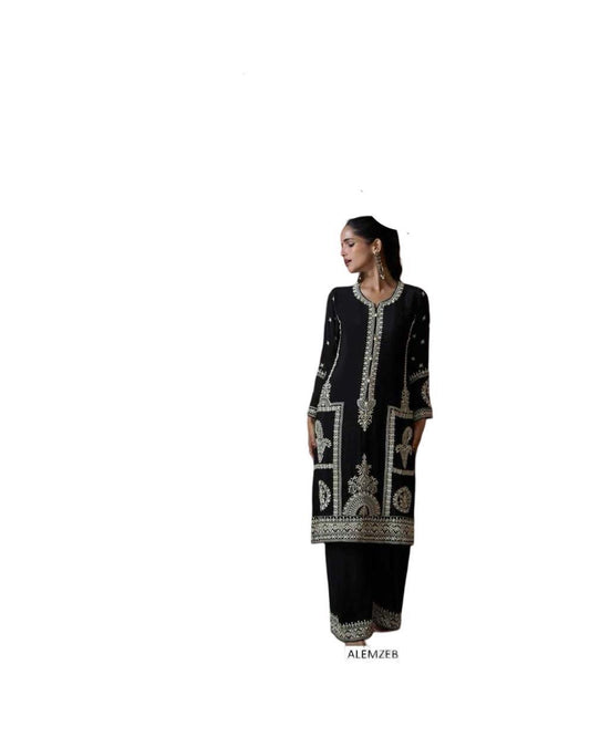 Alemzeb Plazzo Suit Set